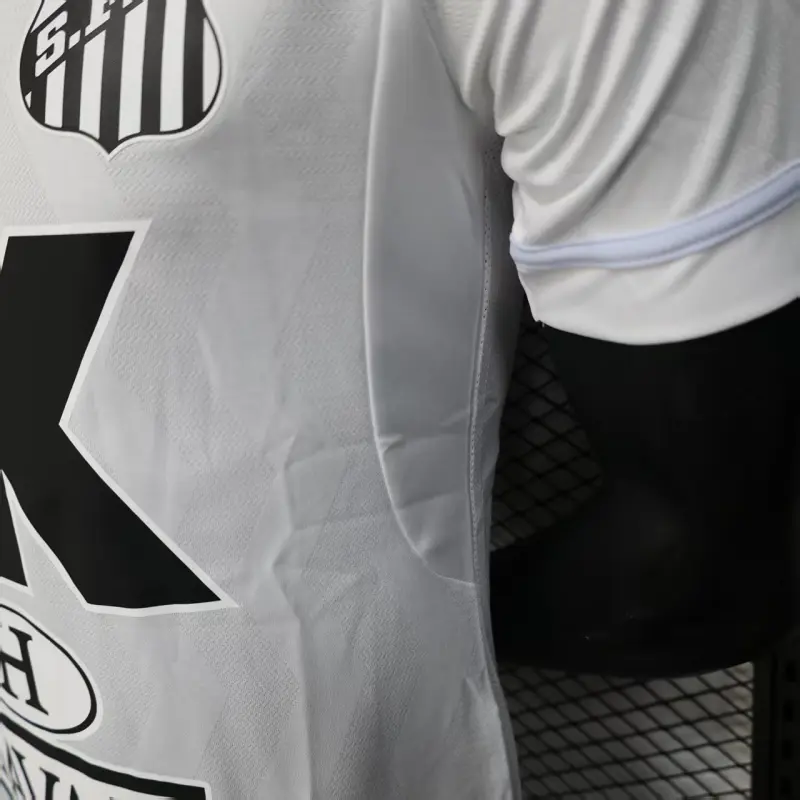 Camiseta Santos FC 2025/2026 Home Blanco con Publicitario (EDICIÓN JUGADOR)