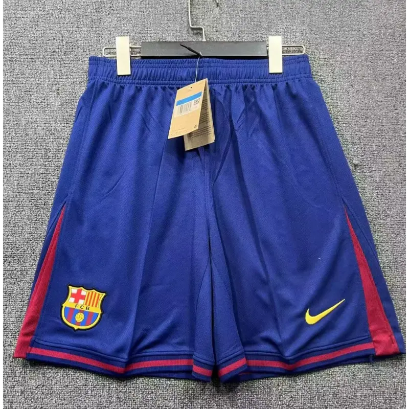 Pantalón Corto Barcelona 2025/2026 Home Azul/Rojo
