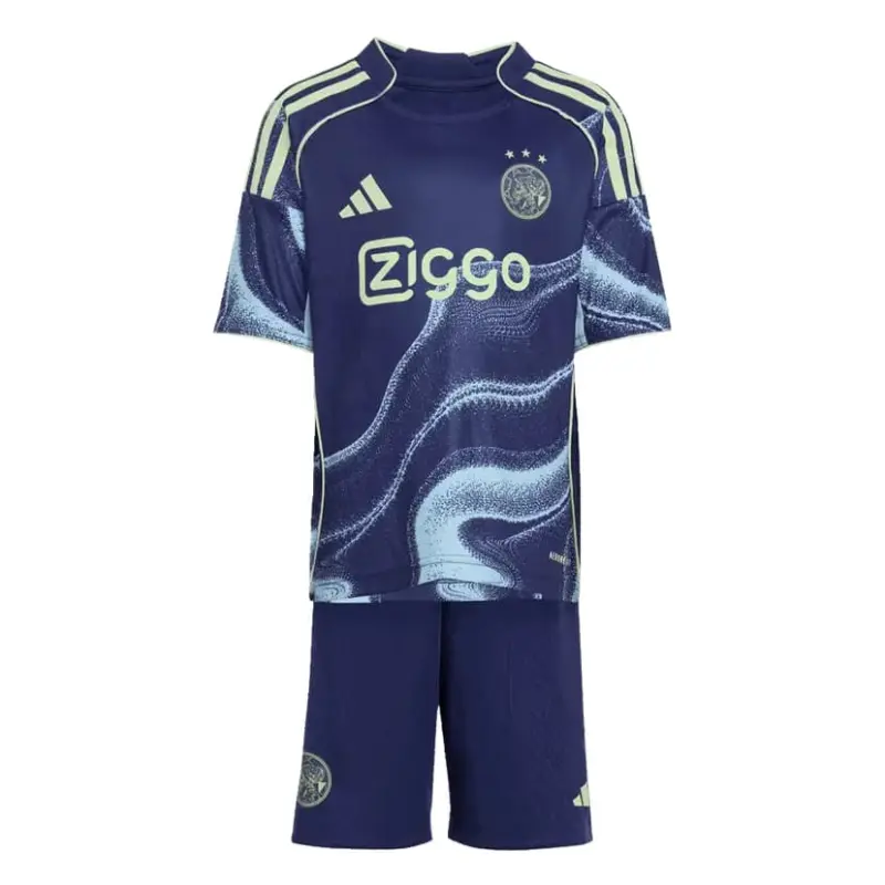 Camiseta Ajax 2025/2026 Away Azul Niño Kit