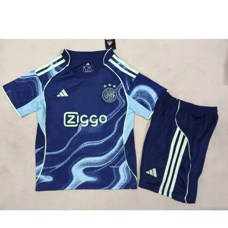 Camiseta Ajax 2025/2026 Away Azul Niño Kit