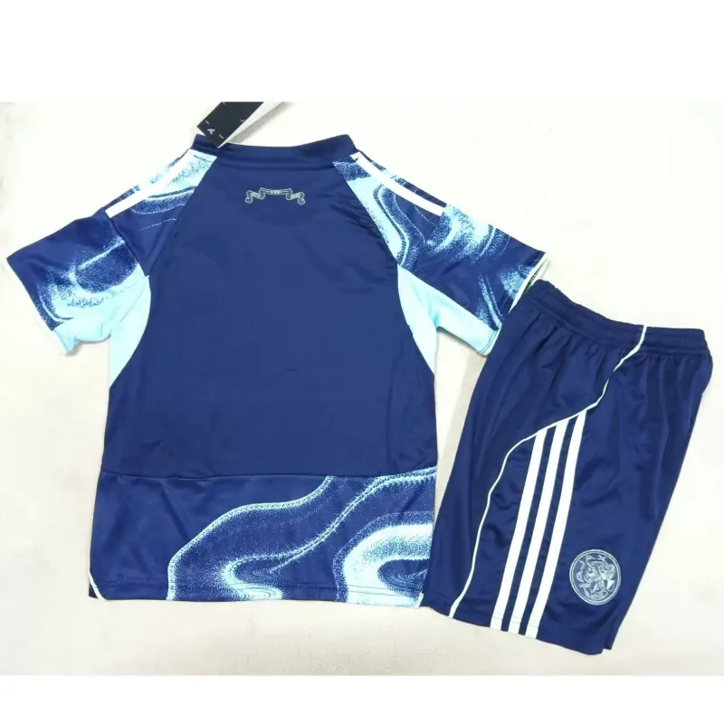 Camiseta Ajax 2025/2026 Away Azul Niño Kit