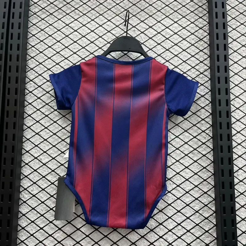 Camiseta Barcelona 2025/2026 Home Azul/Rojo Baby
