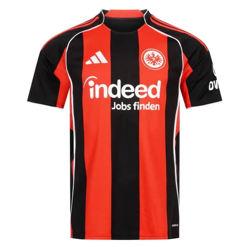 Camiseta Eintracht Fráncfort 2025/2026 Home Rojo/Negro