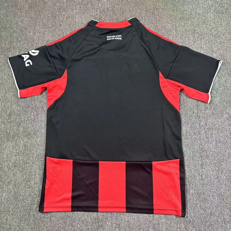 Camiseta Eintracht Fráncfort 2025/2026 Home Rojo/Negro