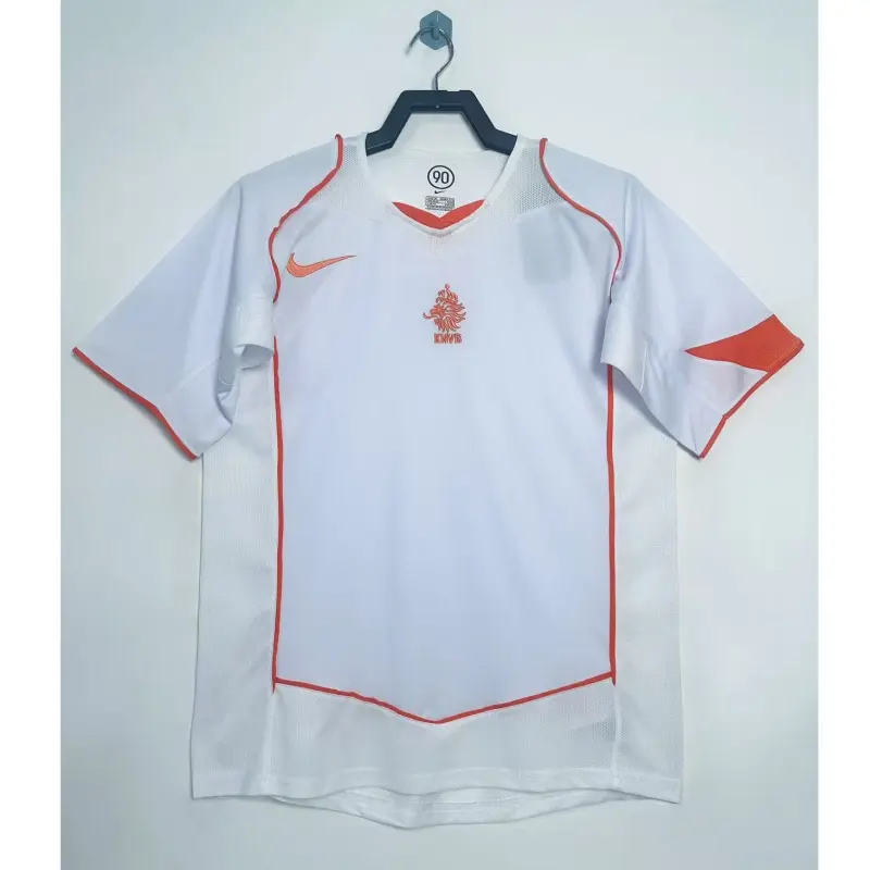 Camiseta Holanda 2004 Away Retro Blanco