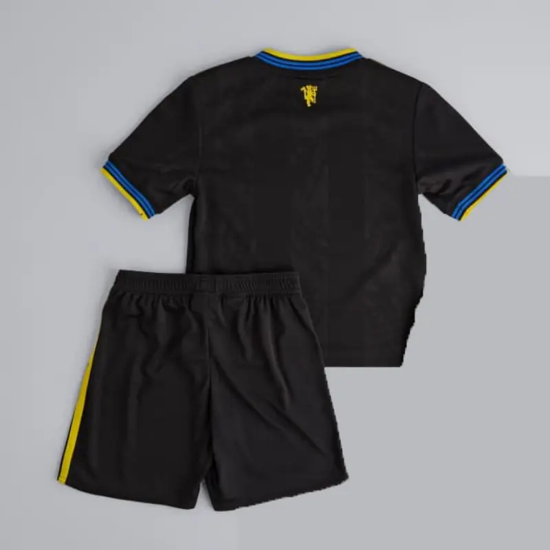 Camiseta Manchester United 2025/2026 Third Negro Niño Kit