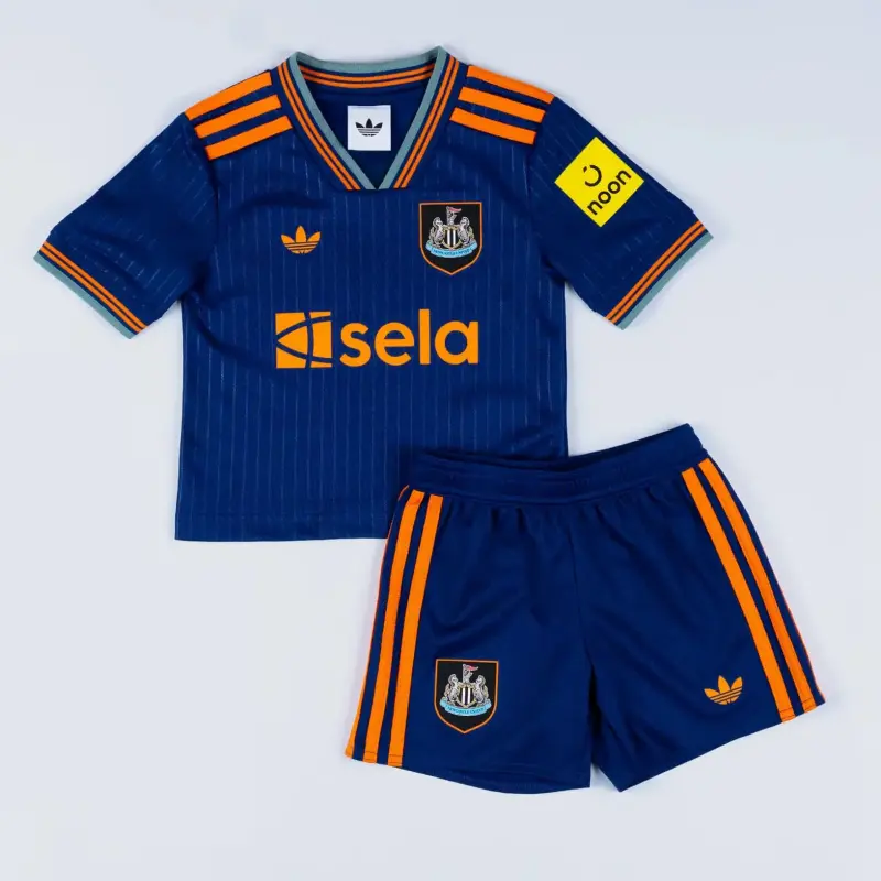 Camiseta Newcastle United 2025/2026 Third Azul Niño Kit