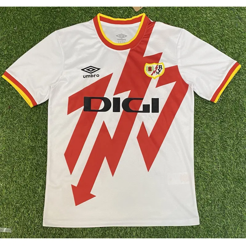 Camiseta Rayo Vallecano 2025/2026 Home Blanco/Rojo