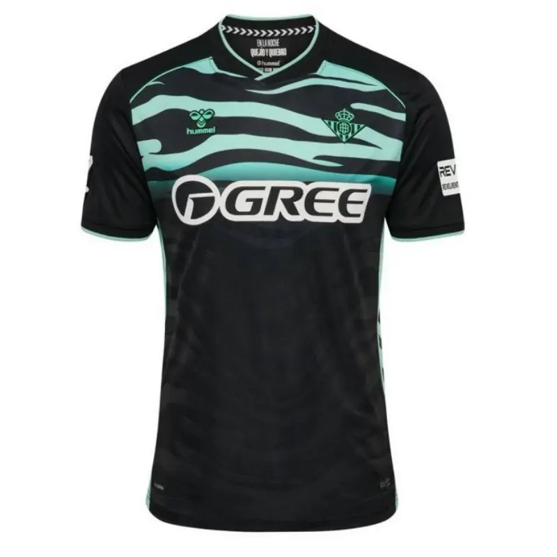 Camiseta Real Betis 2025/2026 Third Negro con Parche La Liga