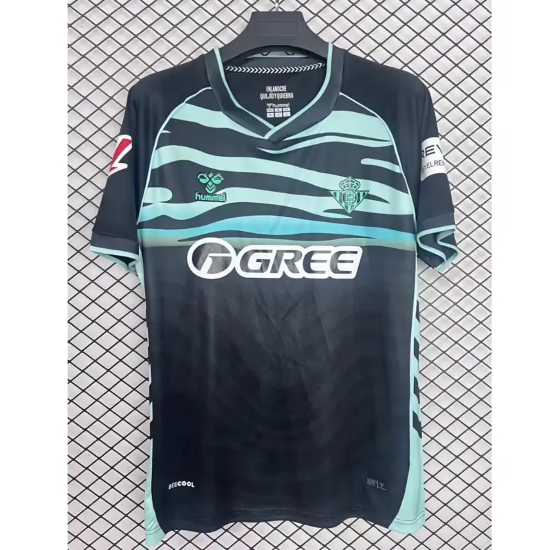 Camiseta Real Betis 2025/2026 Third Negro con Parche La Liga