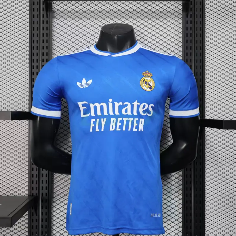 Camiseta Real Madrid 2025/2026 Third Azul (EDICIÓN JUGADOR)