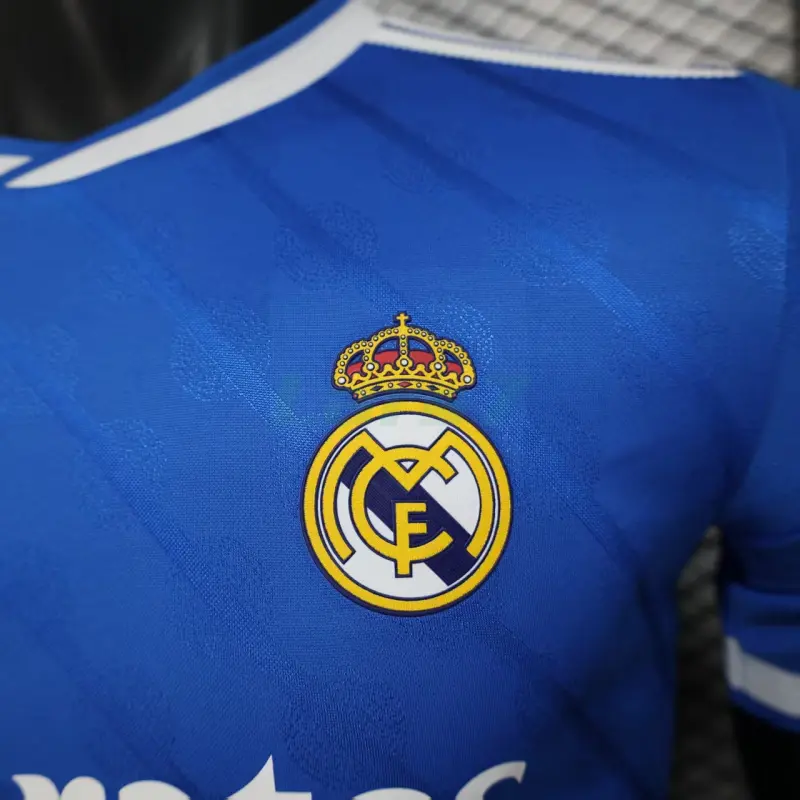Camiseta Real Madrid 2025/2026 Third Azul con Parche HP (EDICIÓN JUGADOR)