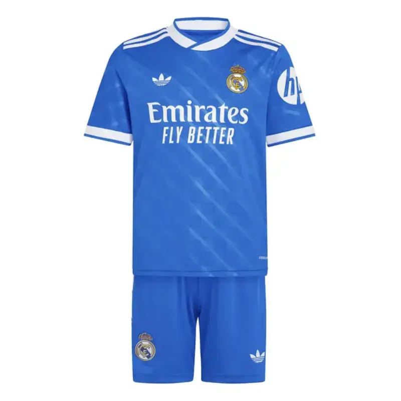Camiseta Real Madrid 2025/2026 Third Azul Niño Kit