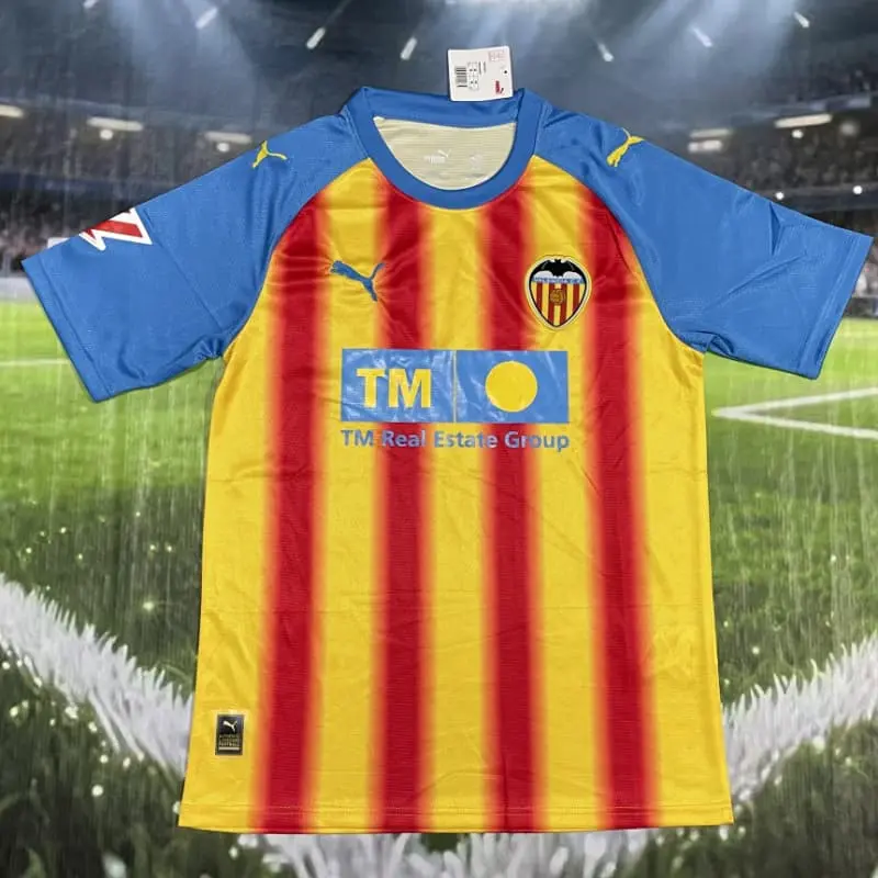 Camiseta Valencia 2025/2026 Third Amarillo/Rojo/Azul