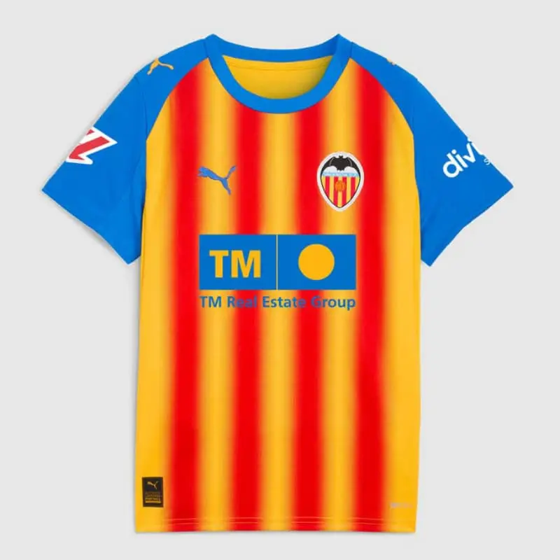 Camiseta Valencia 2025/2026 Third Amarillo/Rojo/Azul	