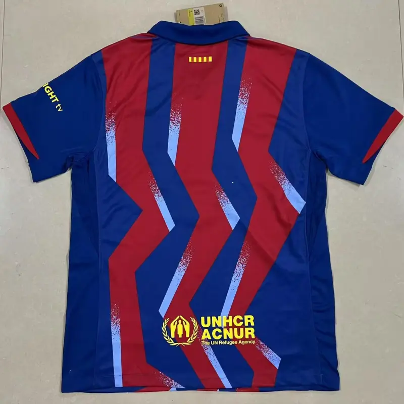 Camiseta Barcelona 2025/2026 4th Azul/Rojo