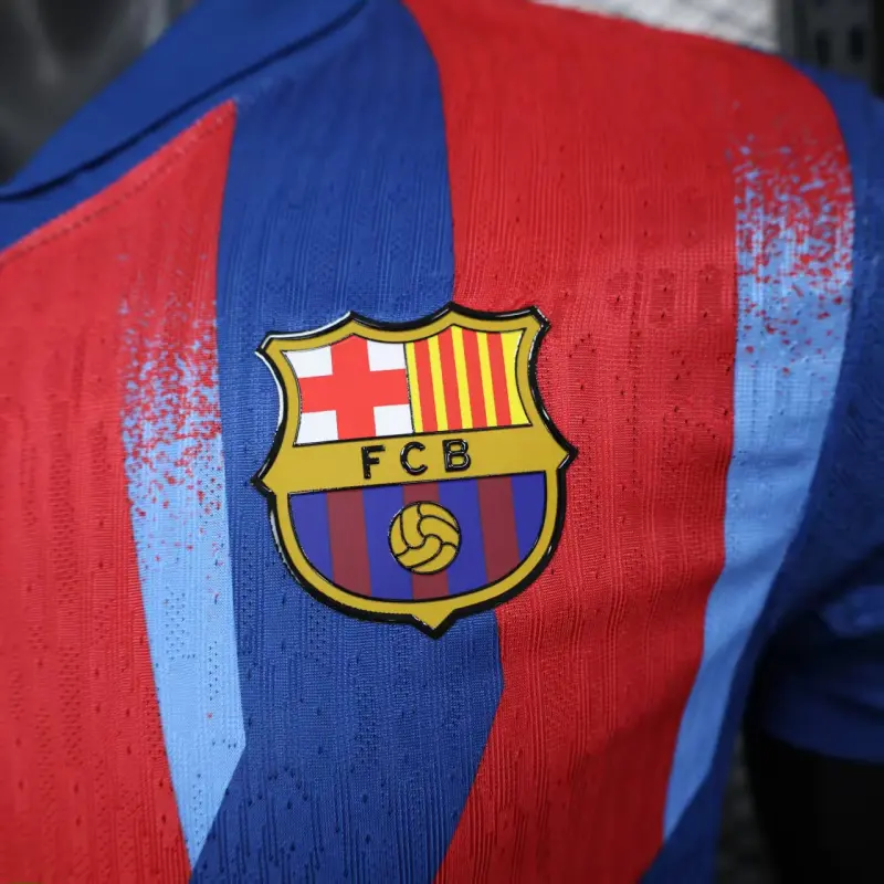Camiseta Barcelona 2025/2026 4th Azul/Rojo (EDICIÓN JUGADOR)