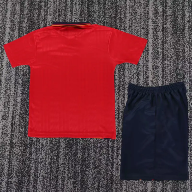 Camiseta España 1994 Home Retro Rojo Niño Kit