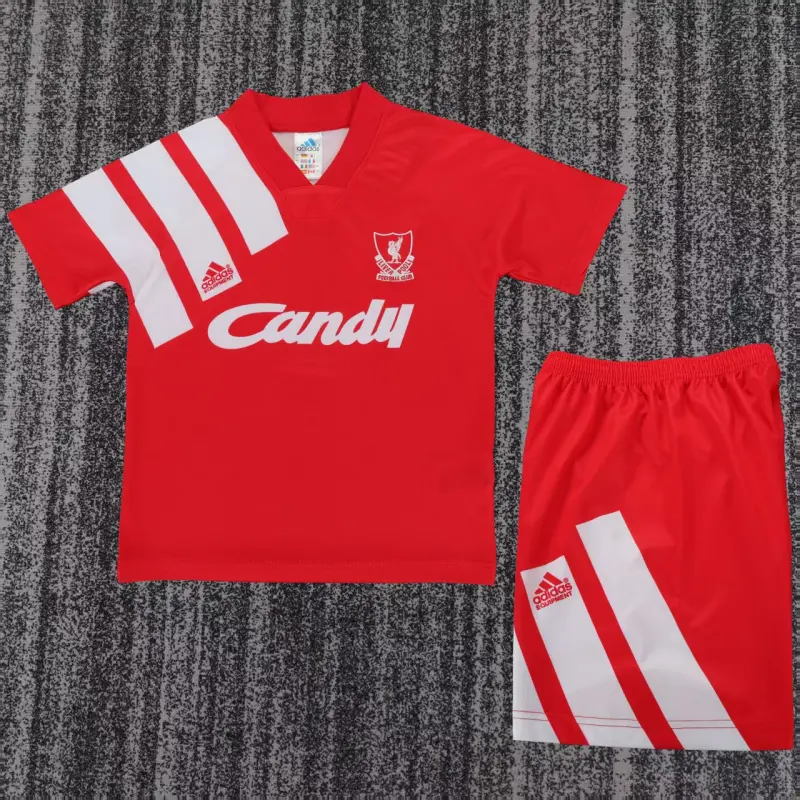 Camiseta Liverpool 1991/92 Home Retro Rojo Niño Kit