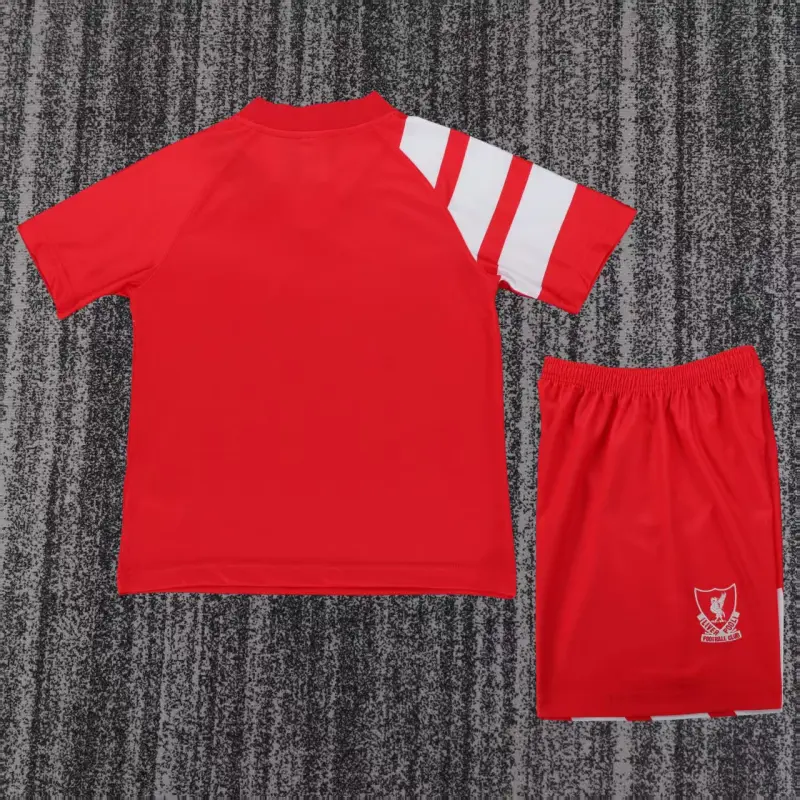 Camiseta Liverpool 1991/92 Home Retro Rojo Niño Kit
