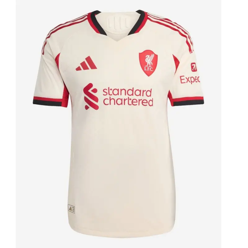 Camiseta Liverpool 2025/2026 Away Blanco