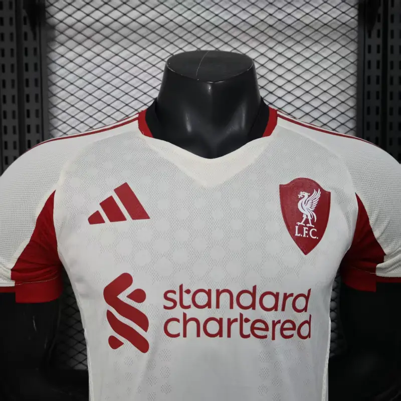 Camiseta Liverpool 2025/2026 Away Blanco (EDICIÓN JUGADOR)