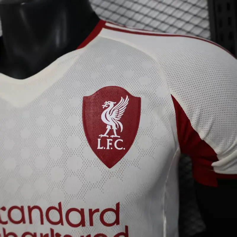 Camiseta Liverpool 2025/2026 Away Blanco (EDICIÓN JUGADOR)