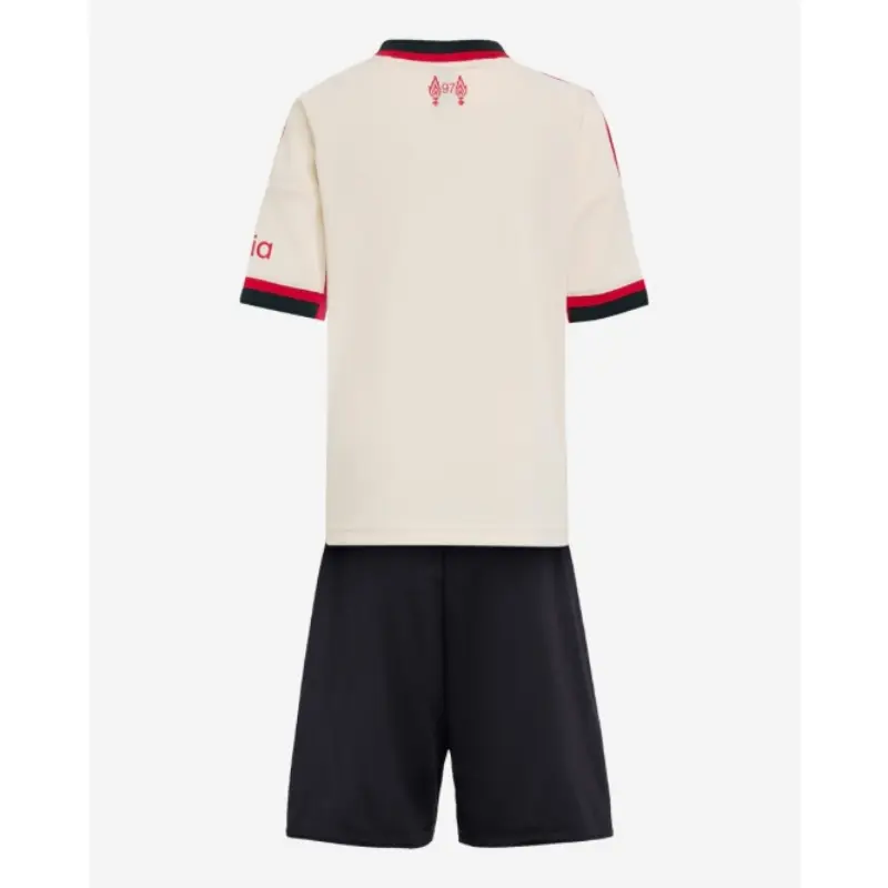 Camiseta Liverpool 2025/2026 Away Blanco Niño Kit