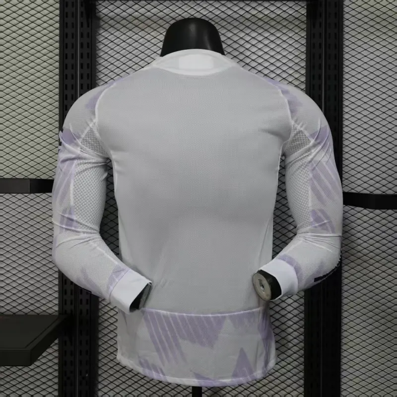 Camiseta Manchester United 2025/2026 Away ML Blanco (EDICIÓN JUGADOR)