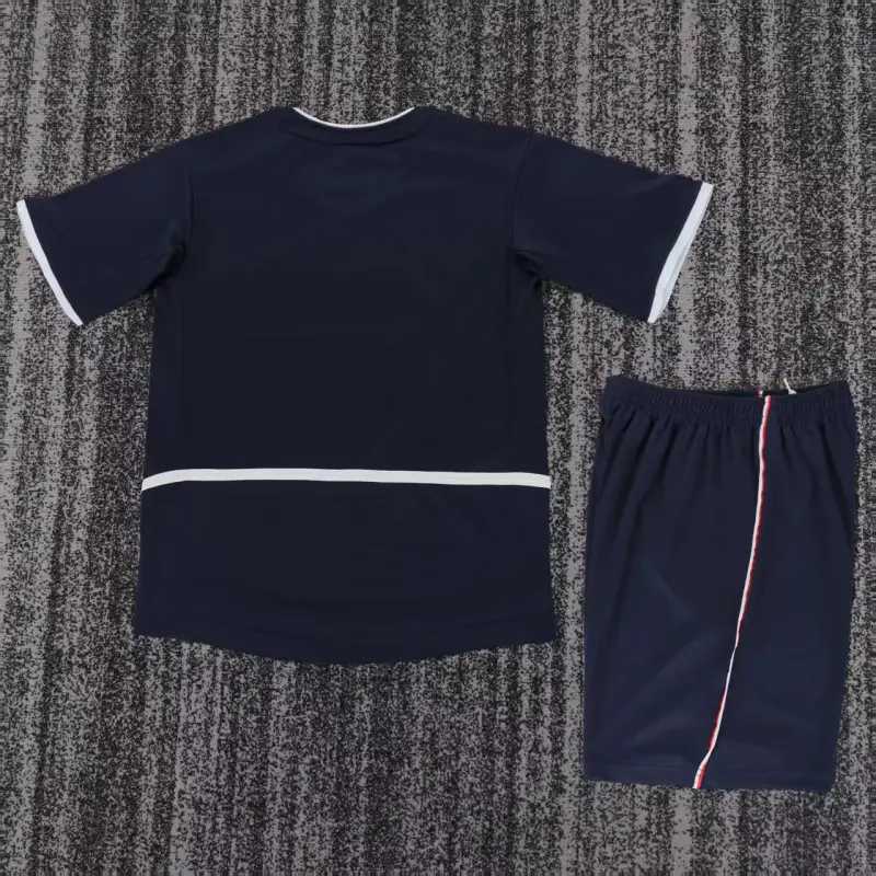 Camiseta PSG 2002/03 Home Retro Azul Marino Niño Kit