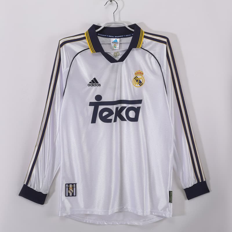 Camiseta Real Madrid 1998/00 Home Retro ML Blanco