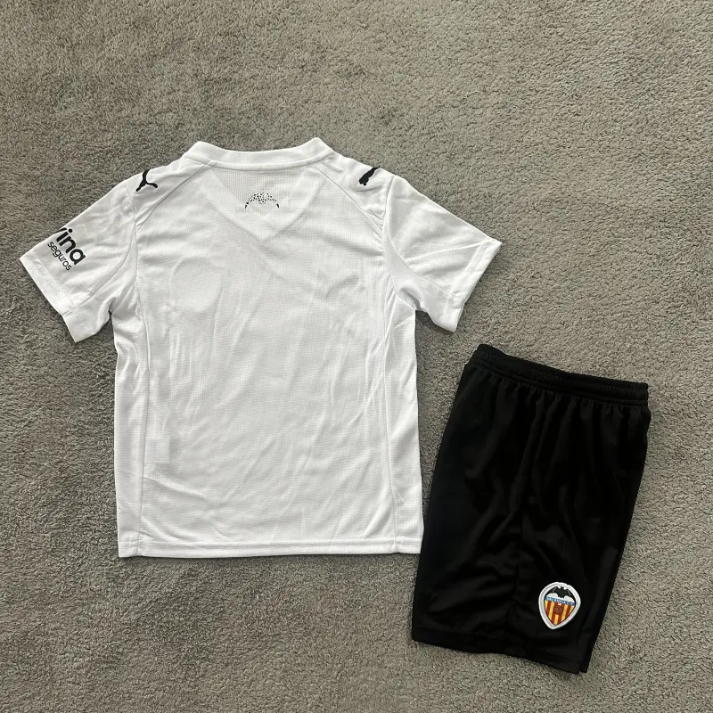Camiseta Valencia 2025/2026 Home Blanco Niño Kit
