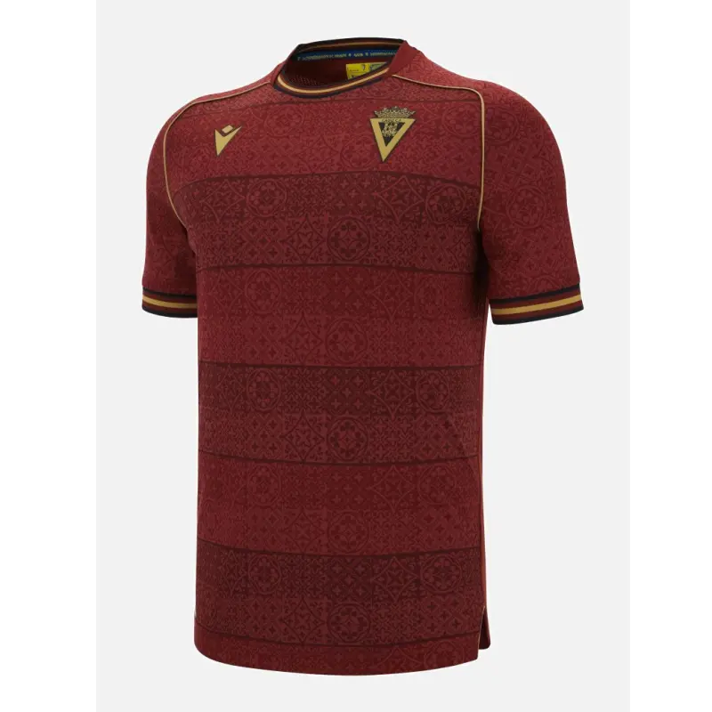 Camiseta Cadiz 2025/2026 Away Rojo Oscuro