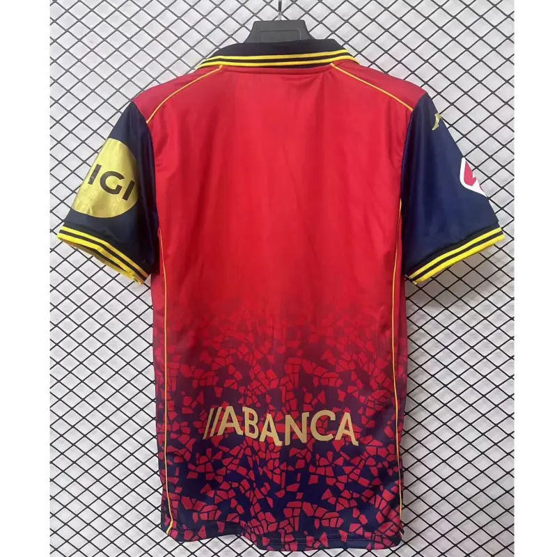 Camiseta Deportivo de La Coruña 2025/2026 Away Rojo con Parche La Liga