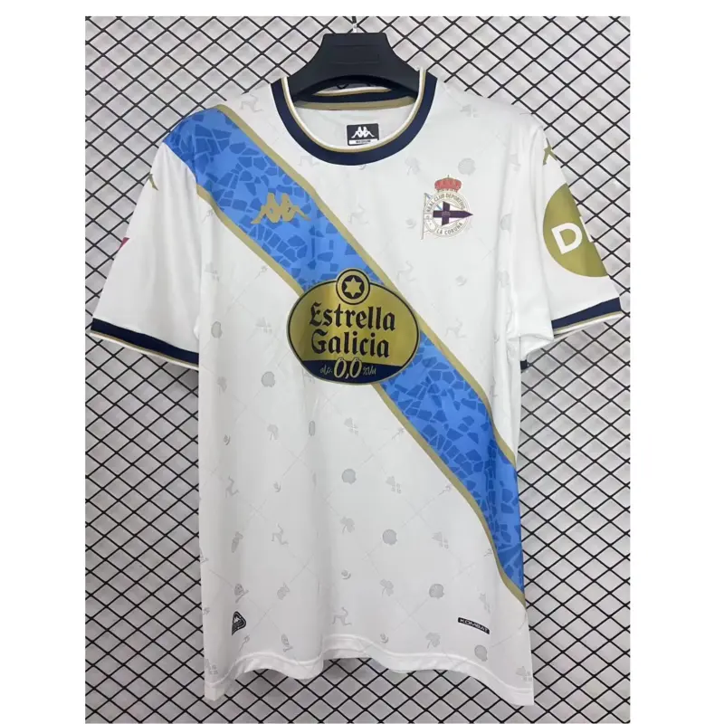 Camiseta Deportivo de La Coruña 2025/2026 Third Blanco con Parche La Liga