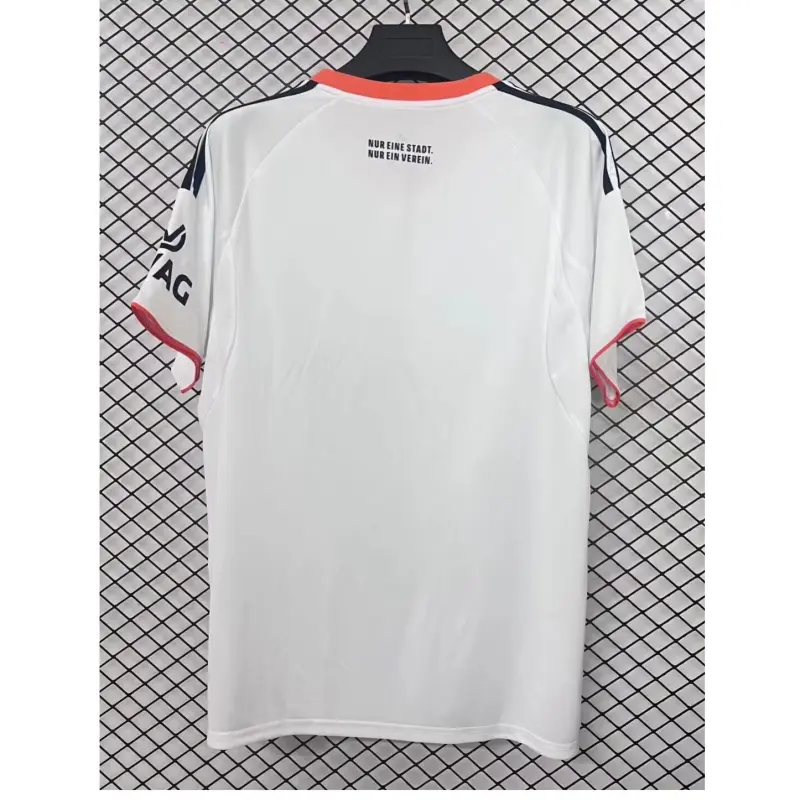 Camiseta Eintracht Fráncfort 2025/2026 Away Blanco