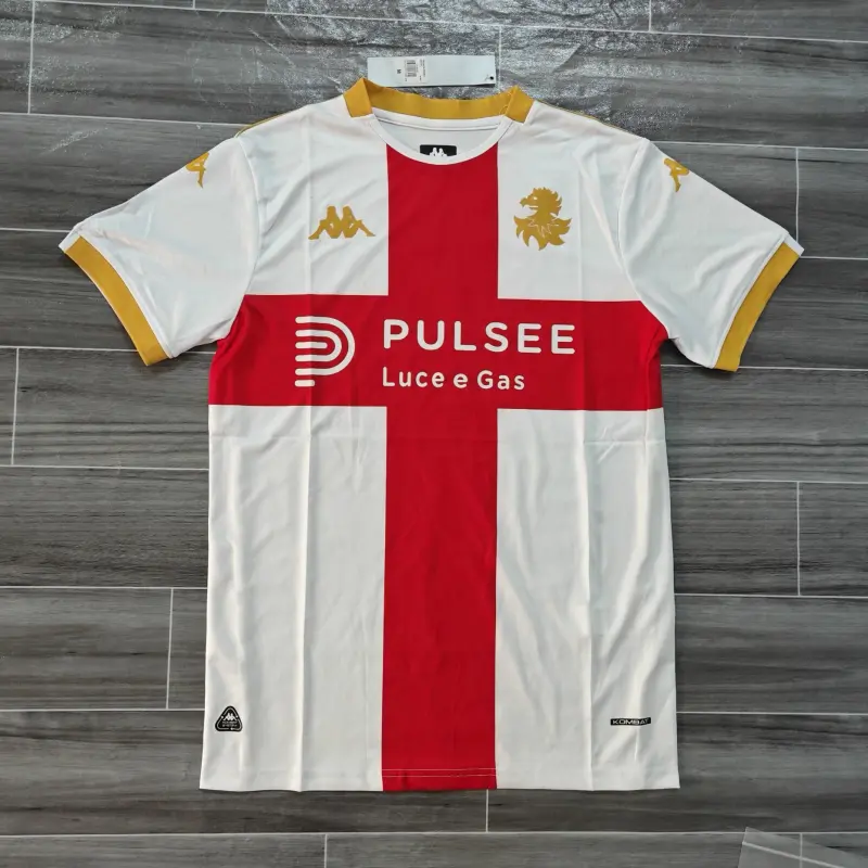 Camiseta Genoa CFC 2025/2026 Away Blanco/Rojo