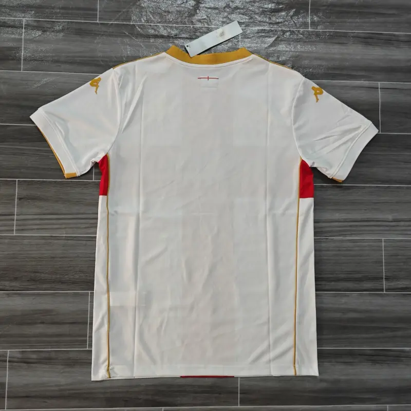 Camiseta Genoa CFC 2025/2026 Away Blanco/Rojo