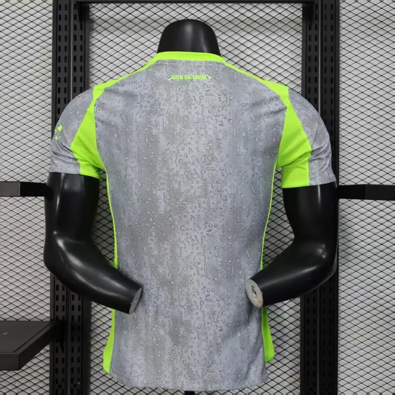 Camiseta Manchester City 2025/2026 Third Gris/Verde Neón (EDICIÓN JUGADOR)
