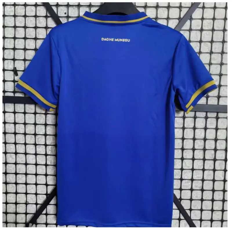 Camiseta Monaco 2025/2026 Away Azul/Dorado
