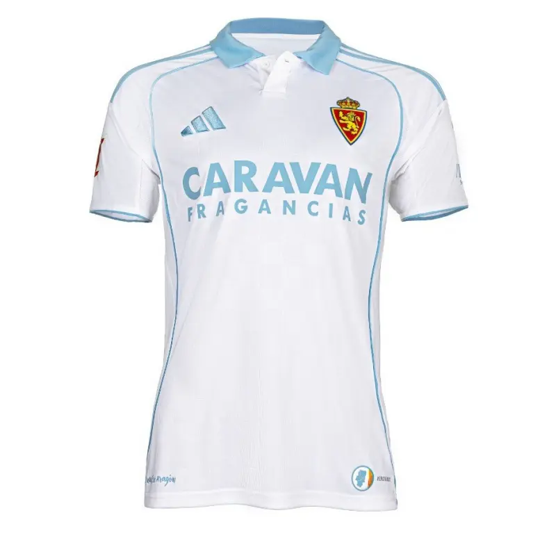 Camiseta Real Zaragoza 2025/2026 Home Blanco