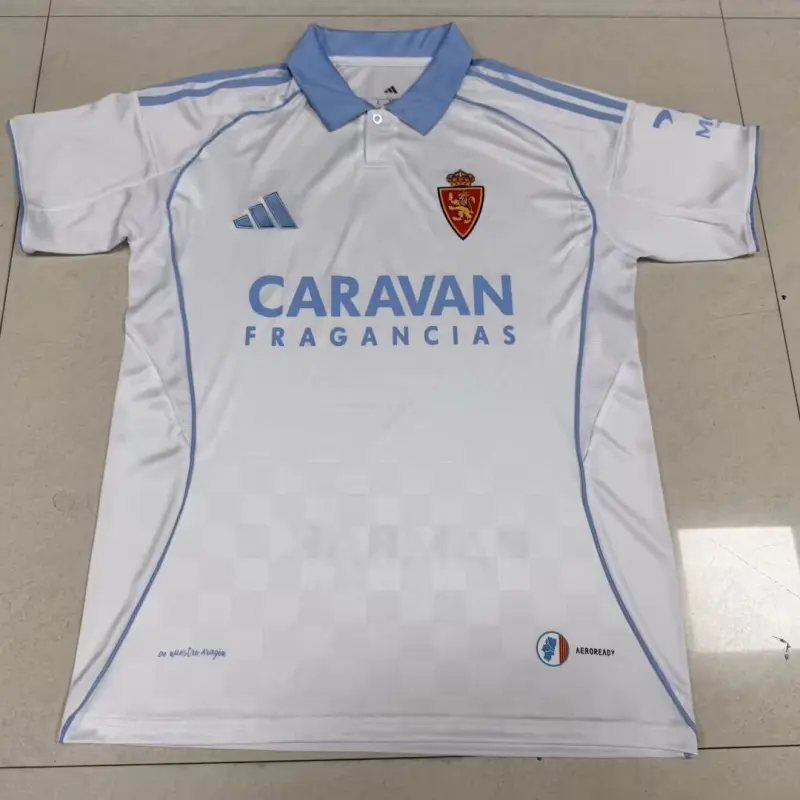 Camiseta Real Zaragoza 2025/2026 Home Blanco