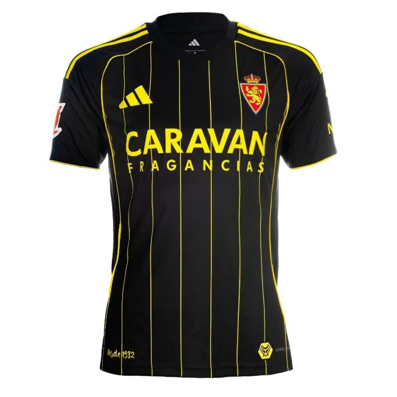 Camiseta Real Zaragoza 2025/2026 Away Negro