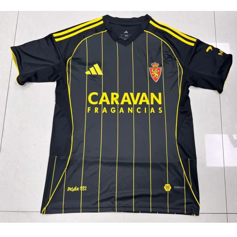 Camiseta Real Zaragoza 2025/2026 Away Negro
