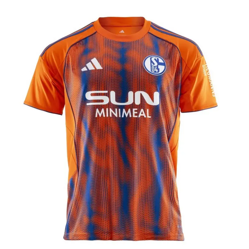 Camiseta Schalke 04 2025/2026 Third Naranja/Azul
