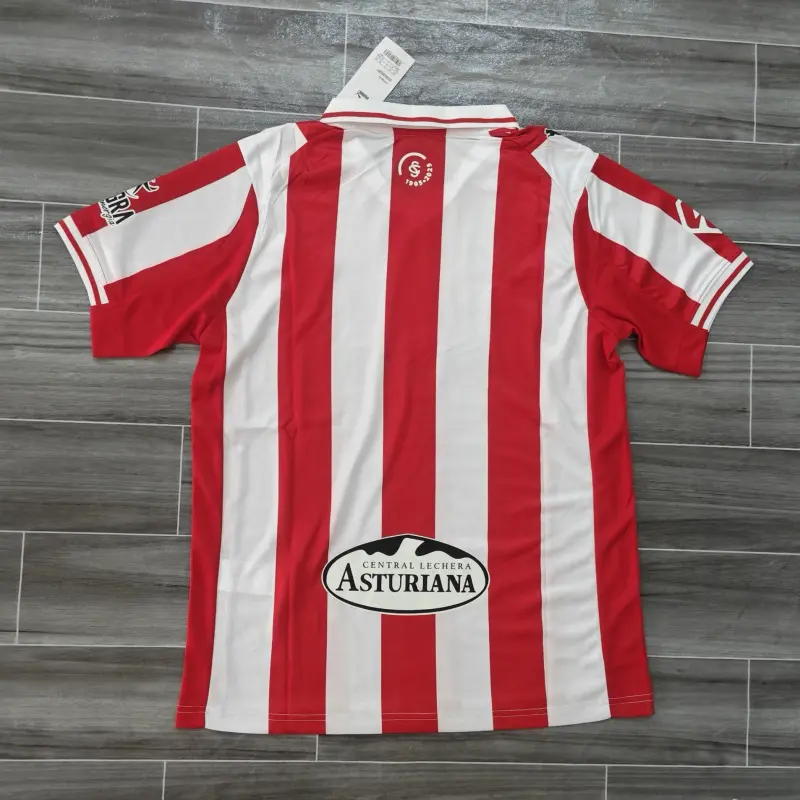 Camiseta Sporting de Gijón 2025/2026 Home Rojo/Blanco