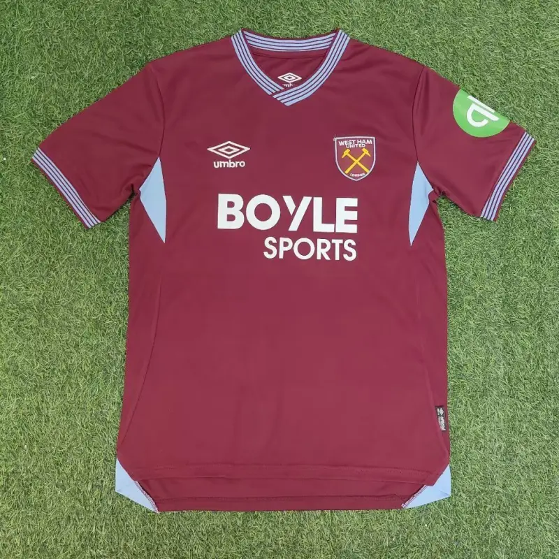 Camiseta West Ham United 2025/2026 Home Rojo Oscuro