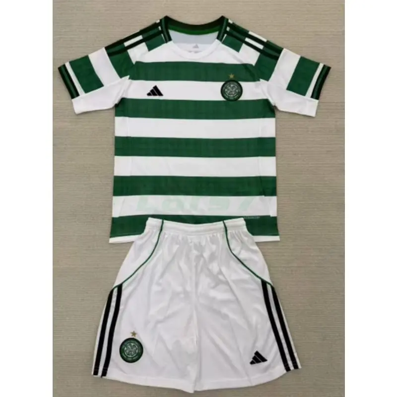 Camiseta Celtic 2025/2026 Home Verde/Blanco Niño Kit