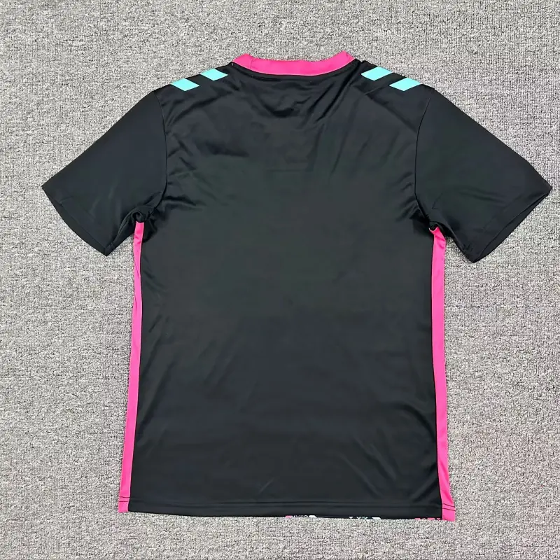 Camiseta de Portero Sunderland AFC 2025/2026 Negro/Rosa/Blanco