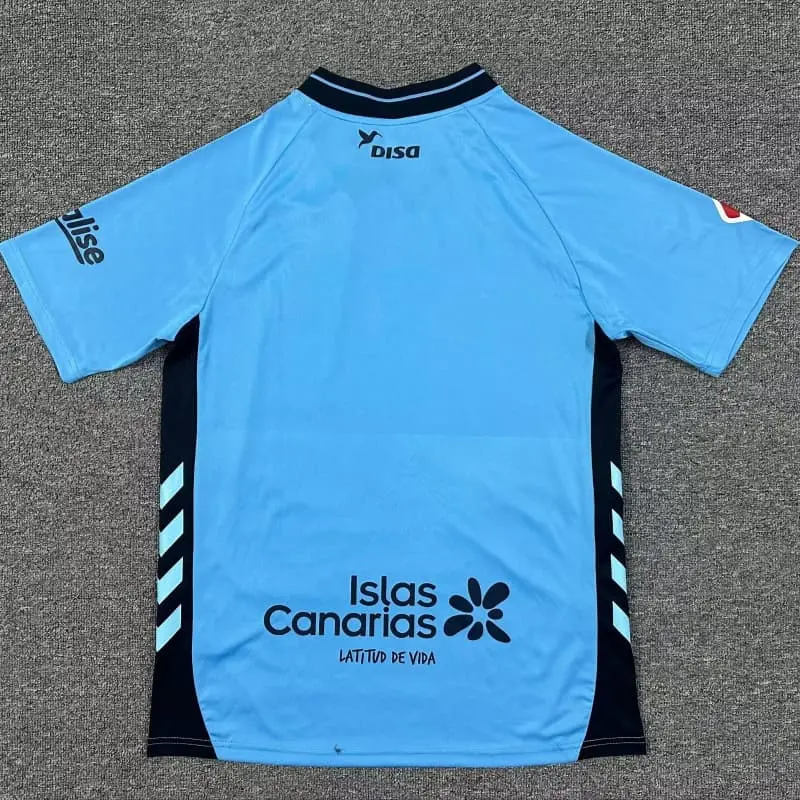 Camiseta Las Palmas 2025/2026 Away Azul con Parche La Liga